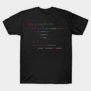 Source code to success - software sports wealth T-Shirt